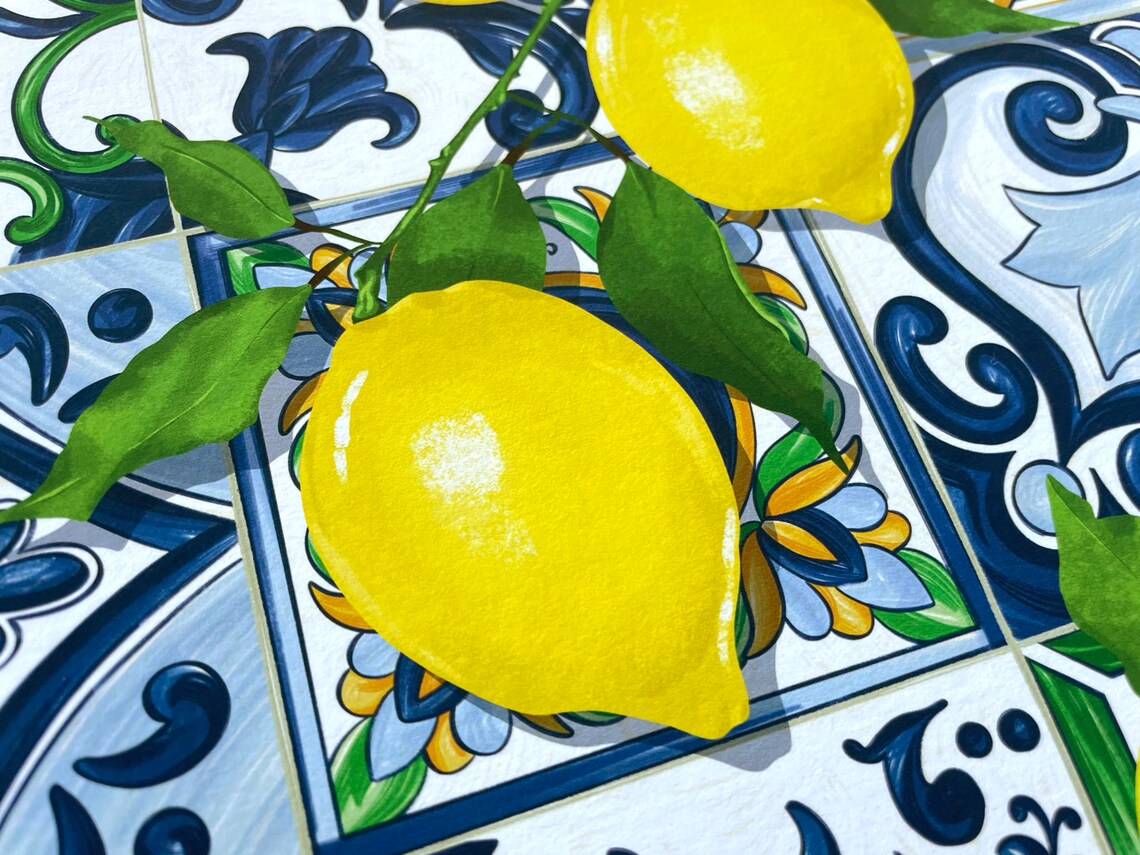 Italian Lemon Print, Amalfi Travel Poster - Image 2