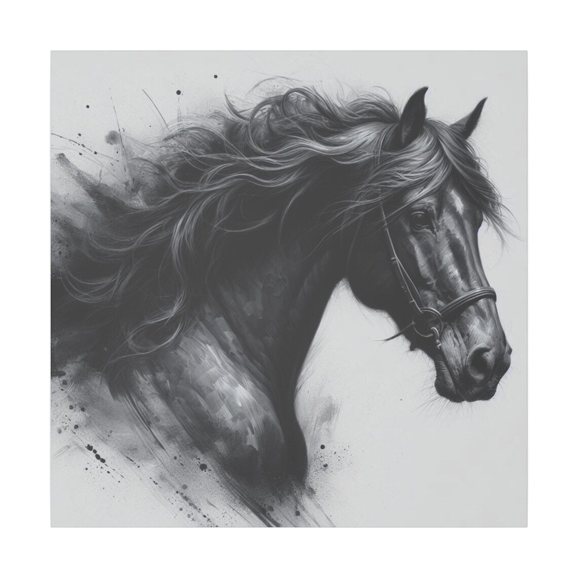 Majestic Horse Portrait, Equestrian Decor - Image 2