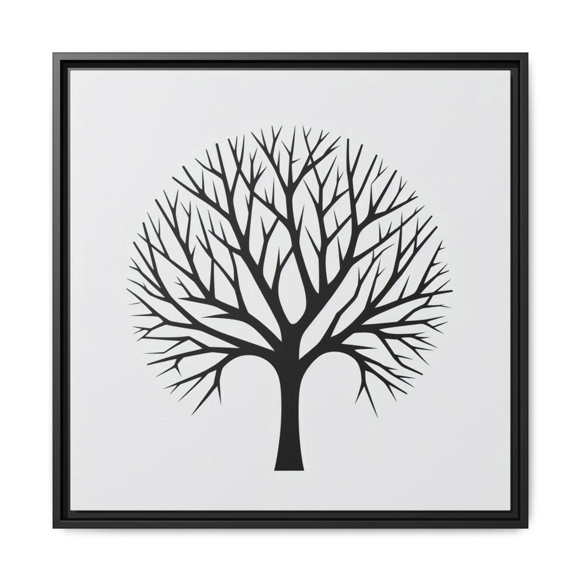 Framed Tree Wall Art Unique Home Decor Nature Inspired Art Print Minimalist Design Perfect For Living Room Gift For Nature Lovers - Image 3