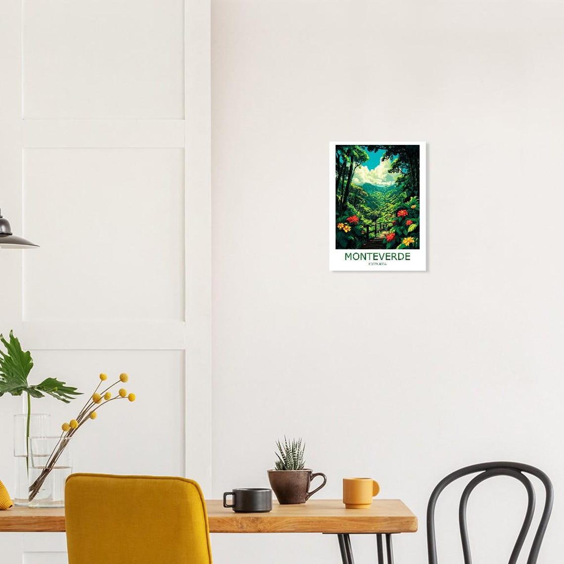 Monteverde Cloud Forest Walkway Tropical Flowers Costa Rica Poster - Image 2