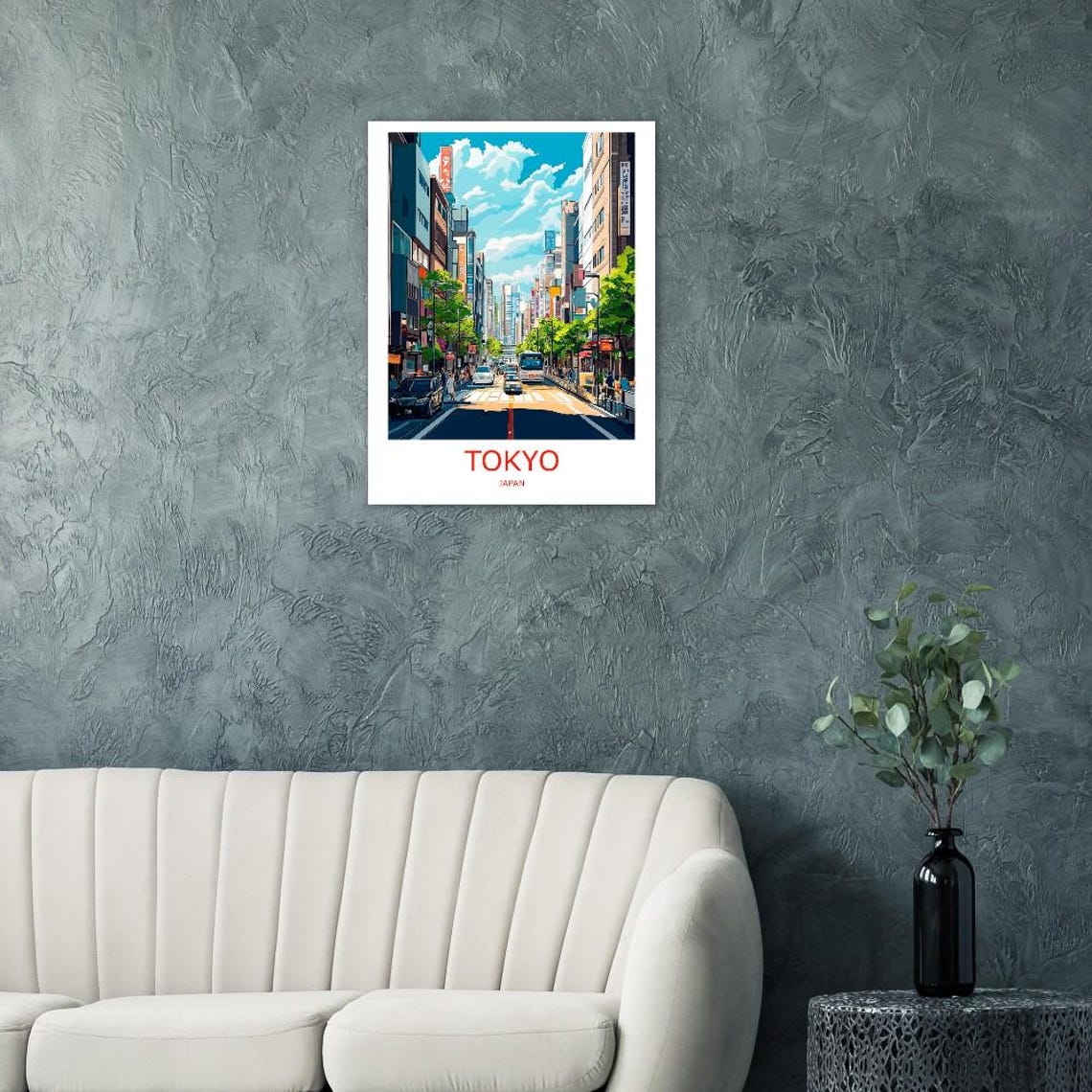 Tokyo Travel Print Tokyo Wall Art Tokyo Travel Poster Tokyo Gift Tokyo Wall Decor Home Japan Travel Print Japan Wall Decor Art Tokyo Print - Image 2