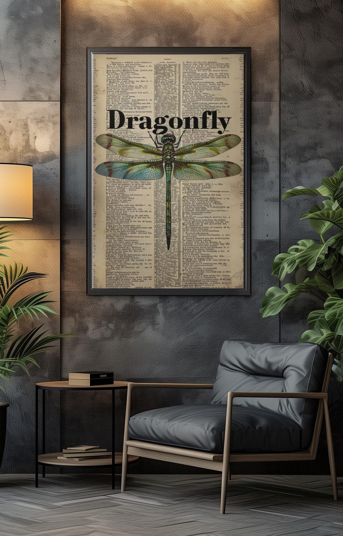 Retro Dragonfly Poster, Elegant Home Decor - Image 5