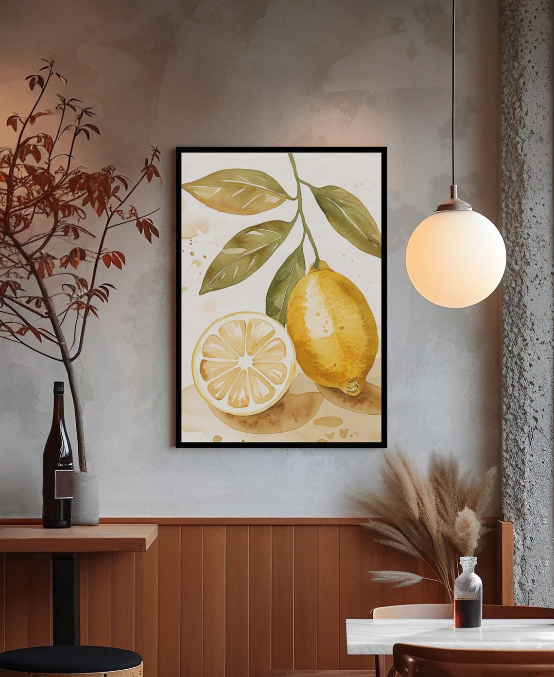 Vintage Lemon Poster, Rustic Home Decor - Image 5