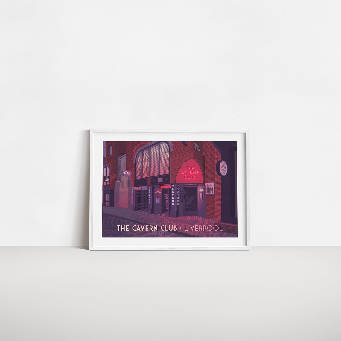 The Cavern Club Liverpool Vintage Travel Poster - Image 2