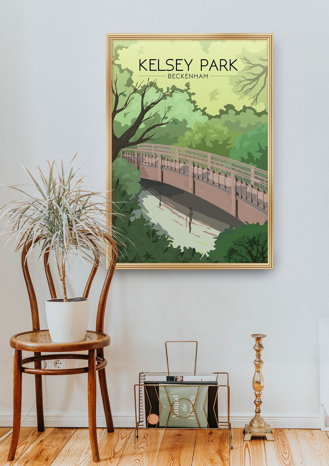 Kelsey Park London Vintage Travel Poster, Beckenham - Image 2