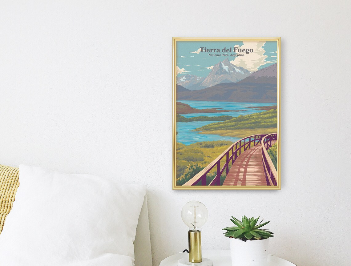 Tierra Del Fuego National Park Travel Poster - Image 3