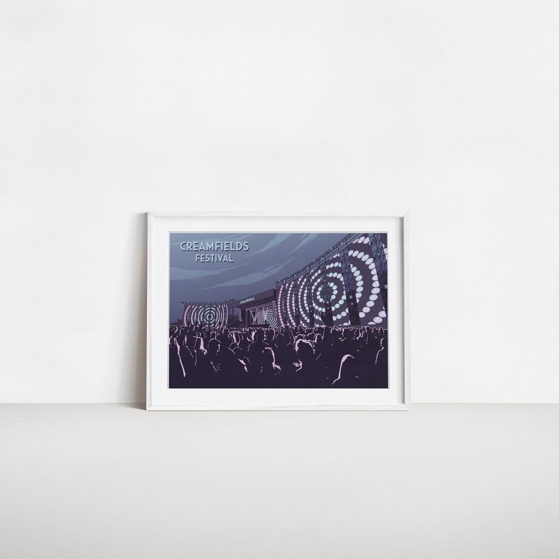 Creamfields Festival Music Print, EDM Dance Poster - Image 2