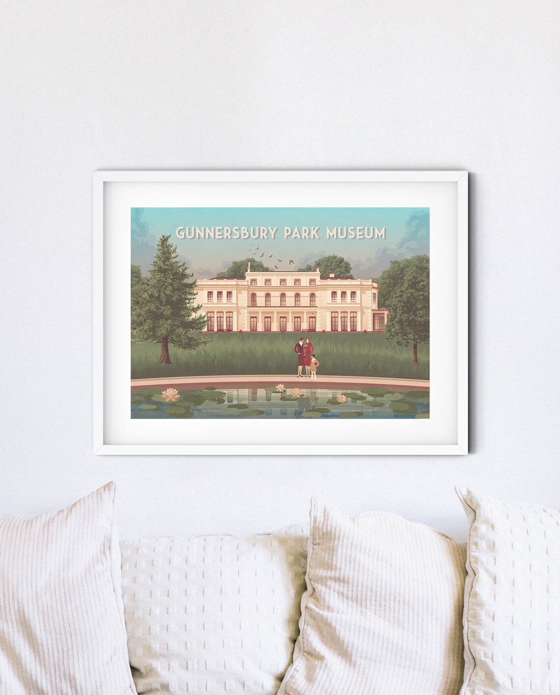 Gunnersbury Park Museum West London Georgian House Art Poster - Image 4