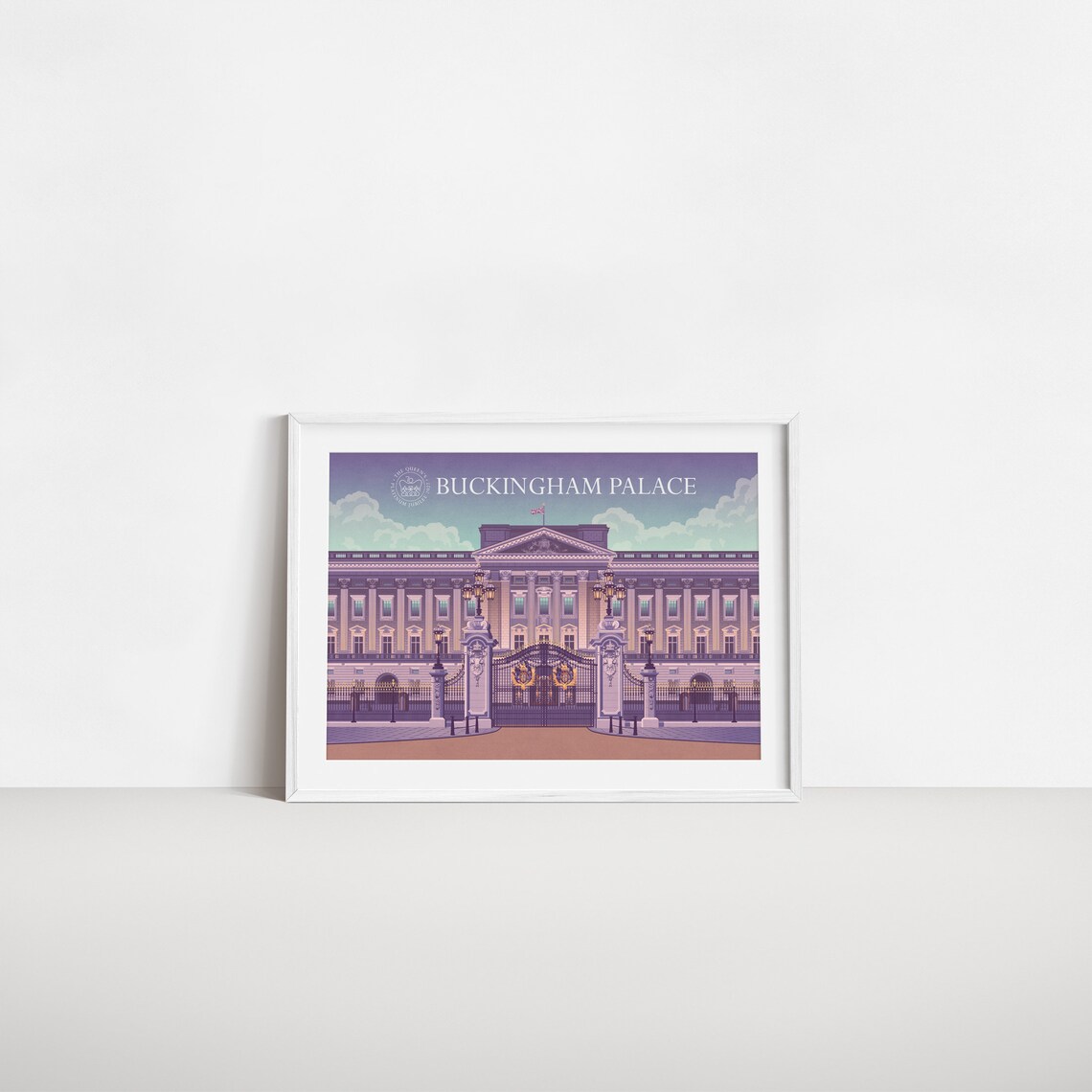 Queens Platinum Jubilee 2022 Buckingham Palace Poster - Image 2