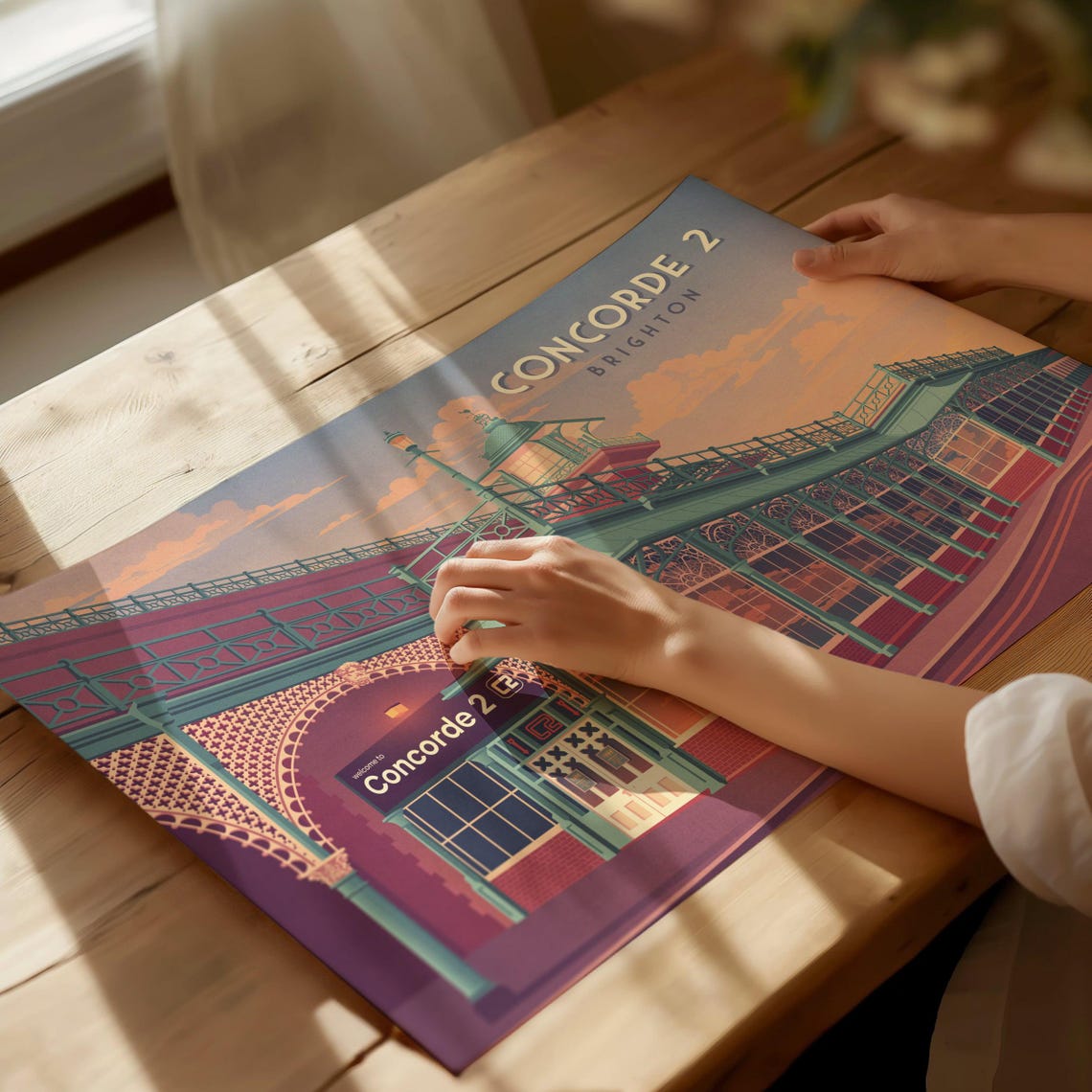 Concorde 2 Brighton Poster Iconic Music Venue Wall Art Vintage Concert Poster Decor Nightclub Print Nightlife Art Great Escape Festival - Image 2
