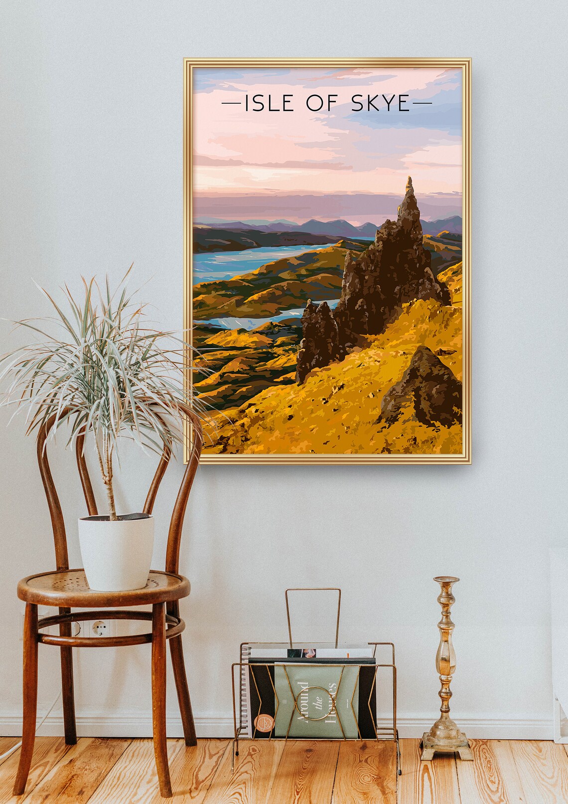 Isle Of Skye Old Man Of Storr Travel Poster - Image 2