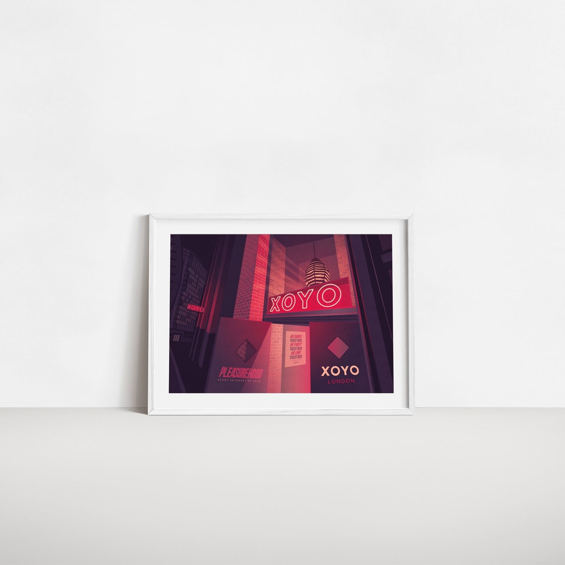 Xoyo Nightclub London Poster Islington Old Street Electronic Music Vintage Travel Print Dance Music Rave Fabric Printworks Ministry - Image 2