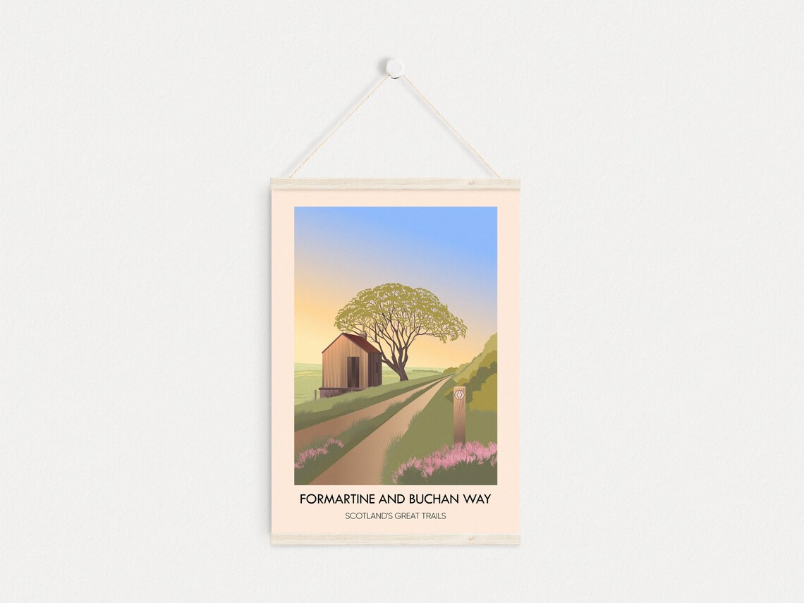 Formartine And Buchan Way Scotland Countryside Trails Poster - Image 4