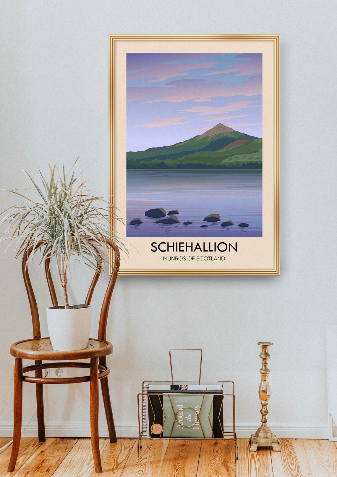 Schiehallion Vintage Travel Poster, Scottish Highlands - Image 2