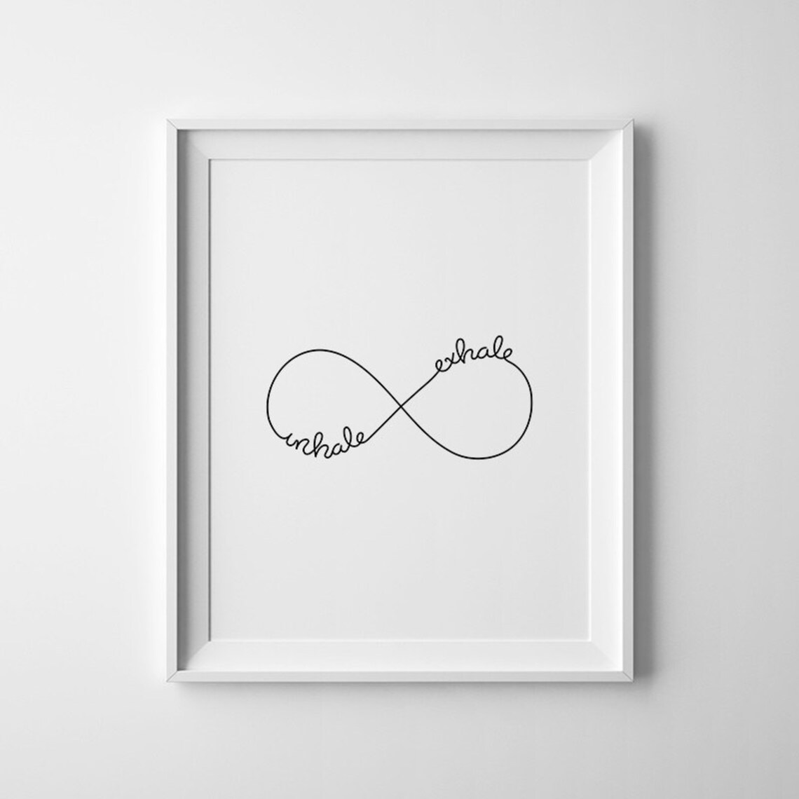 Inhale Exhale Mindfulness Wall Art Print - Image 2