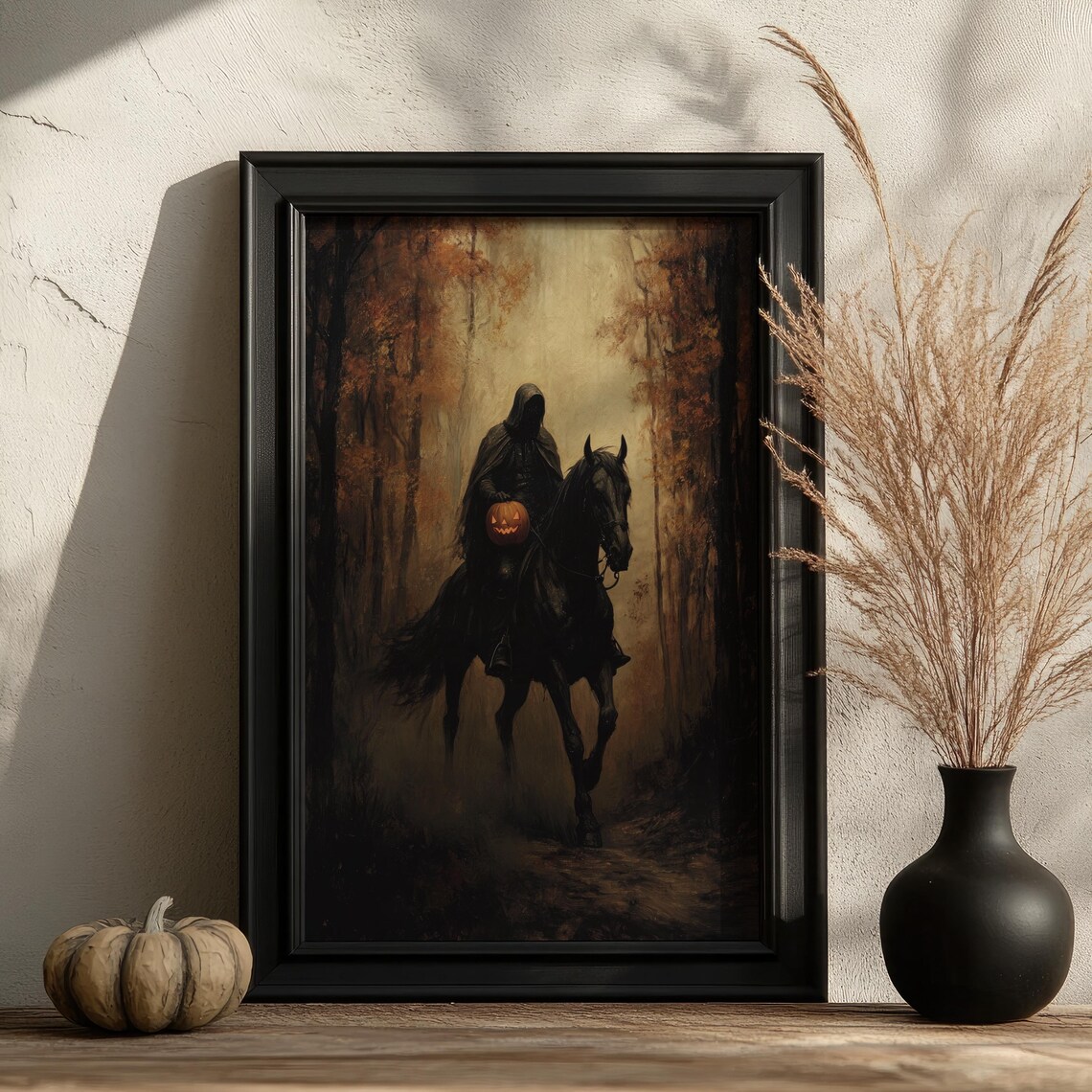 Headless Horseman Halloween Gothic Art Print - Image 6
