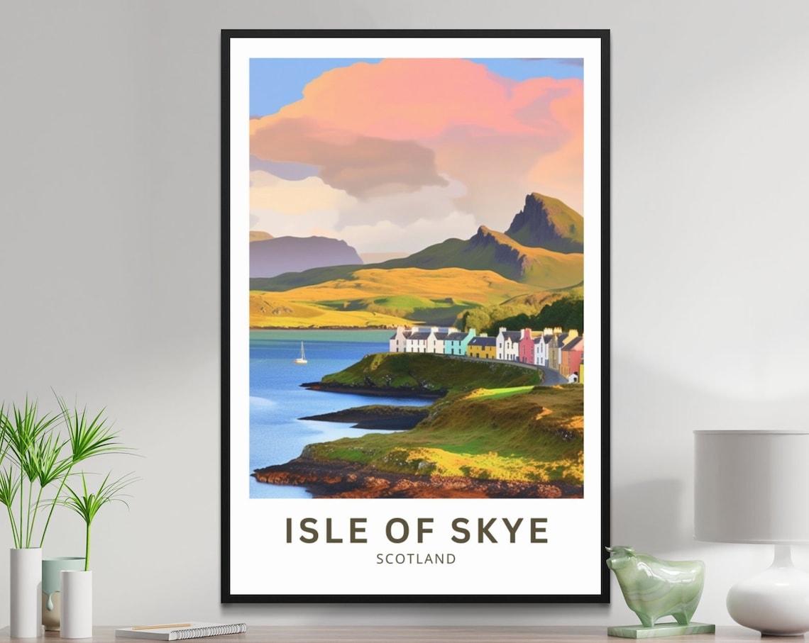 Isle Of Skye Scotland Coastal Landscape Art Print