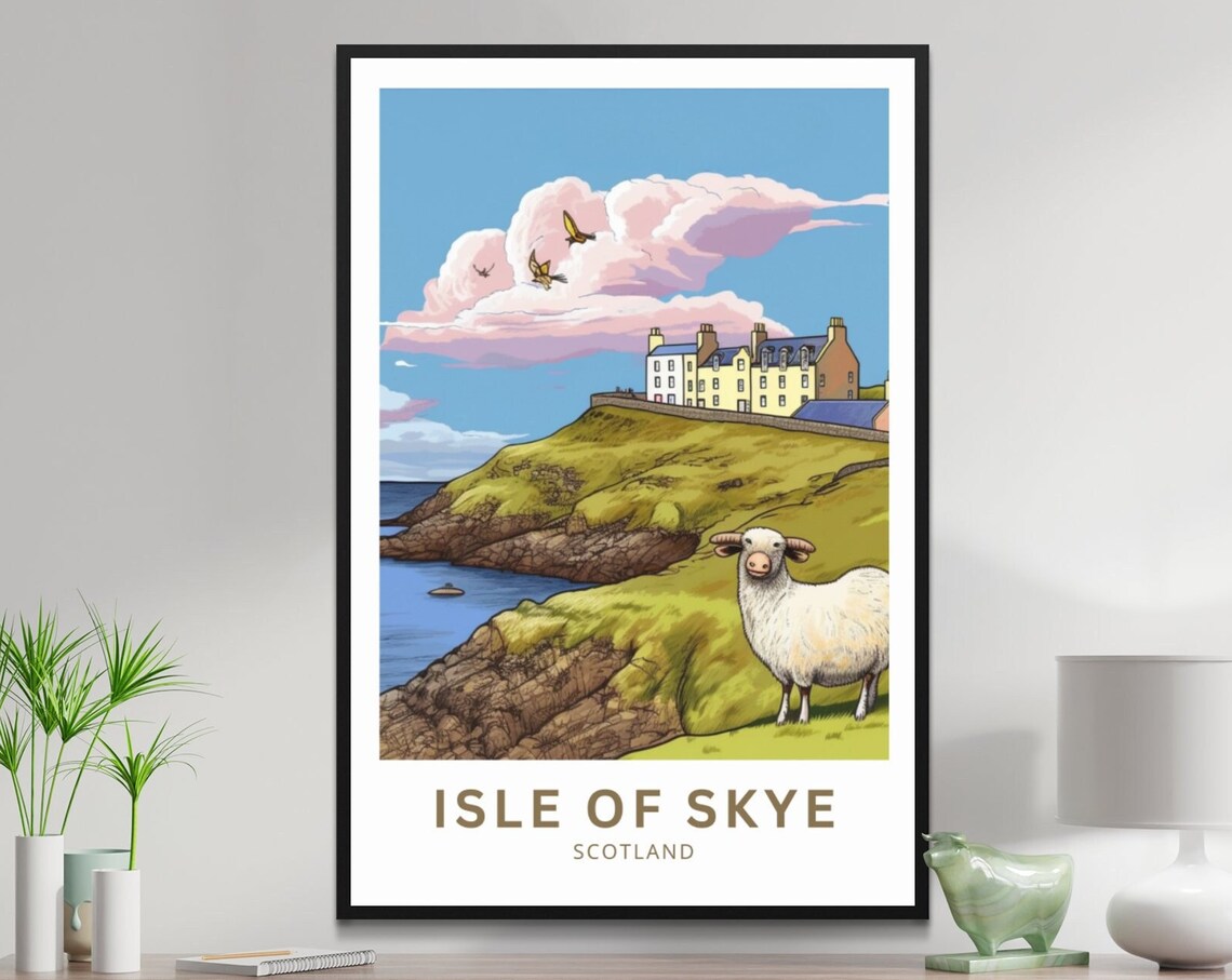 Isle Of Skye Gift Art Lovers Travel Poster