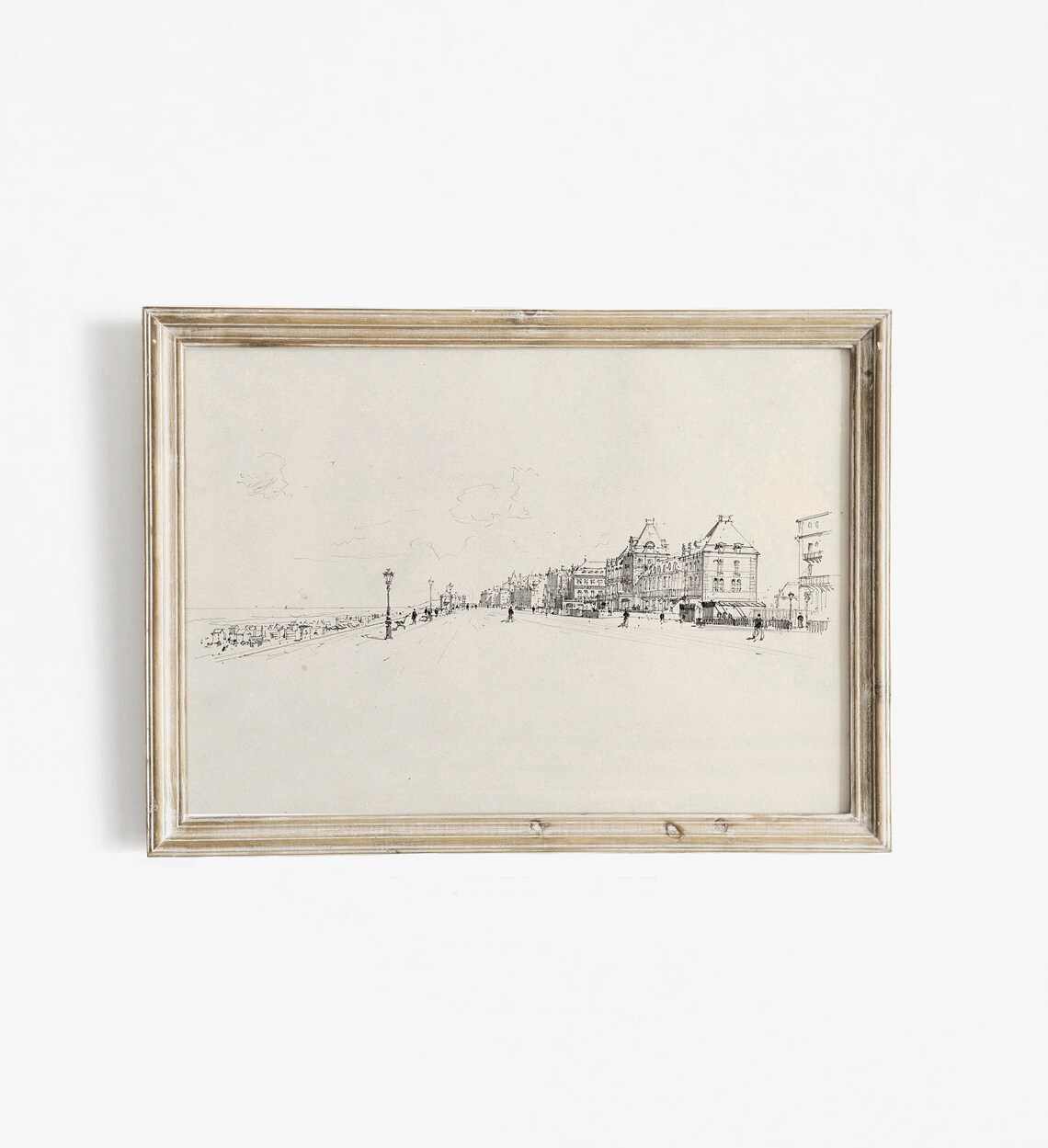 Paris Vintage France Etching City Sketch Art Print - Image 4