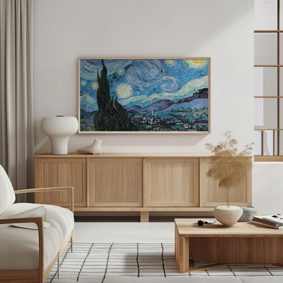 The Starry Night Van Gogh Painting Frame Tv Art Art For Frame Tv - Image 4