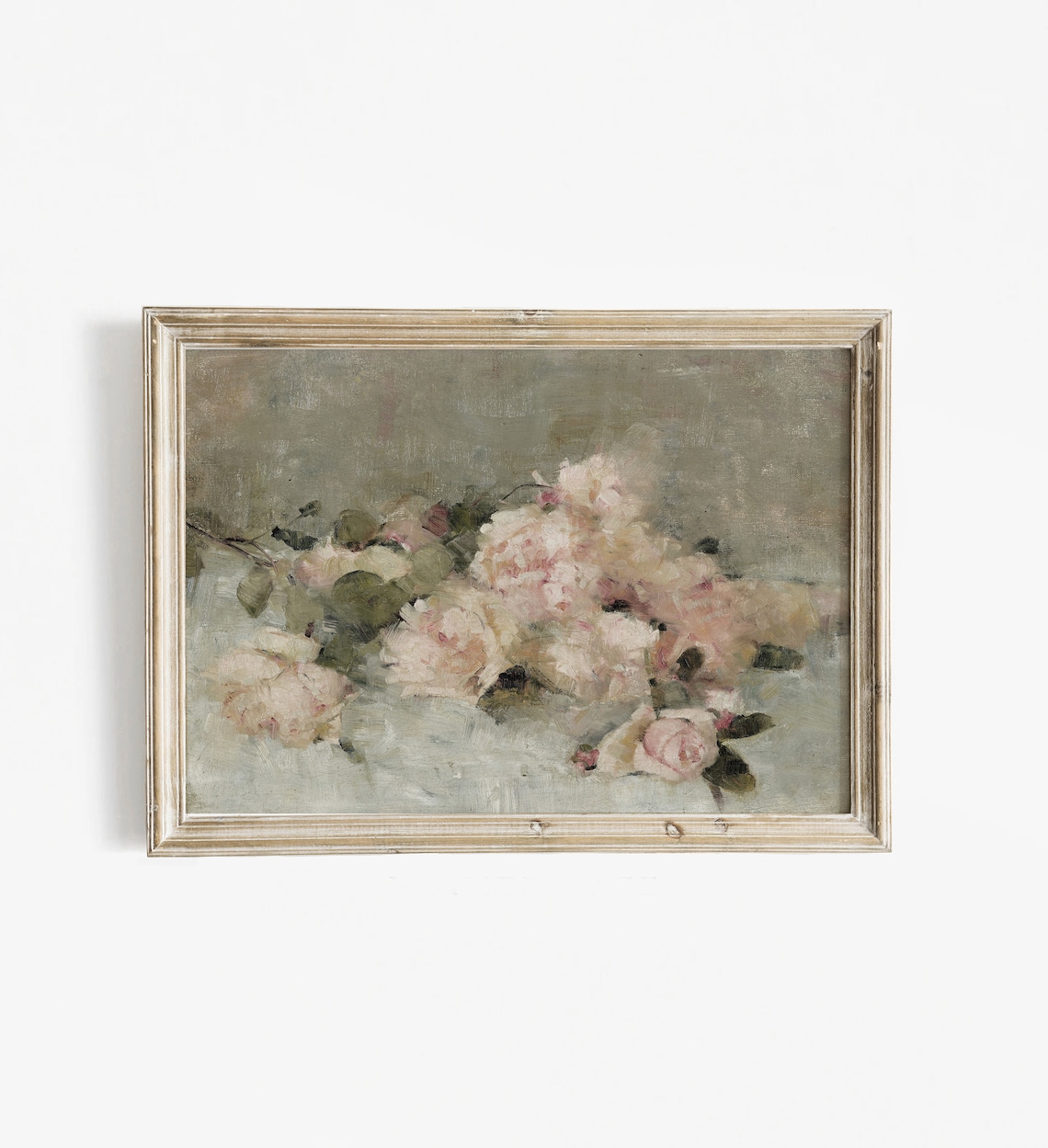 Vintage Rose Painting Art Print, Still Life Roses - Image 3