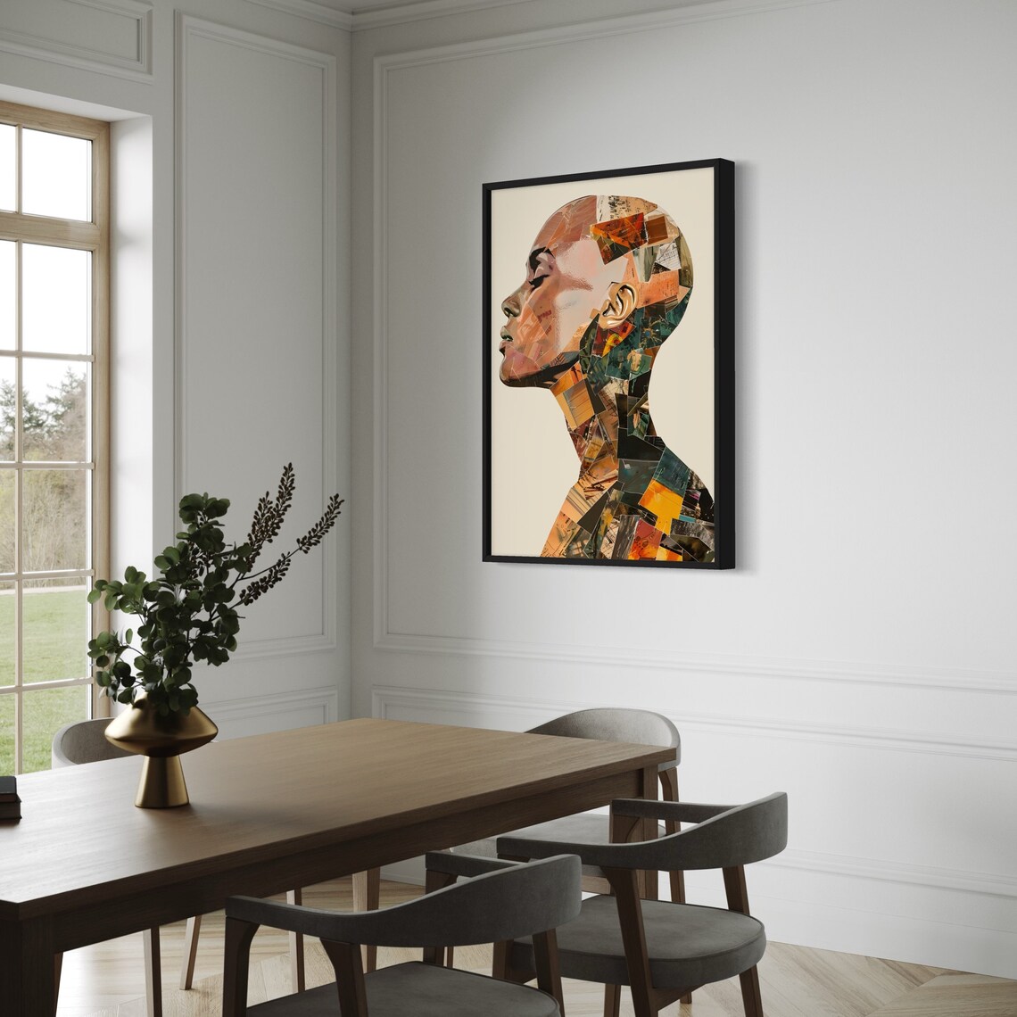 Strong Woman Feminist Portrait, Minimalist Art Print - Image 2
