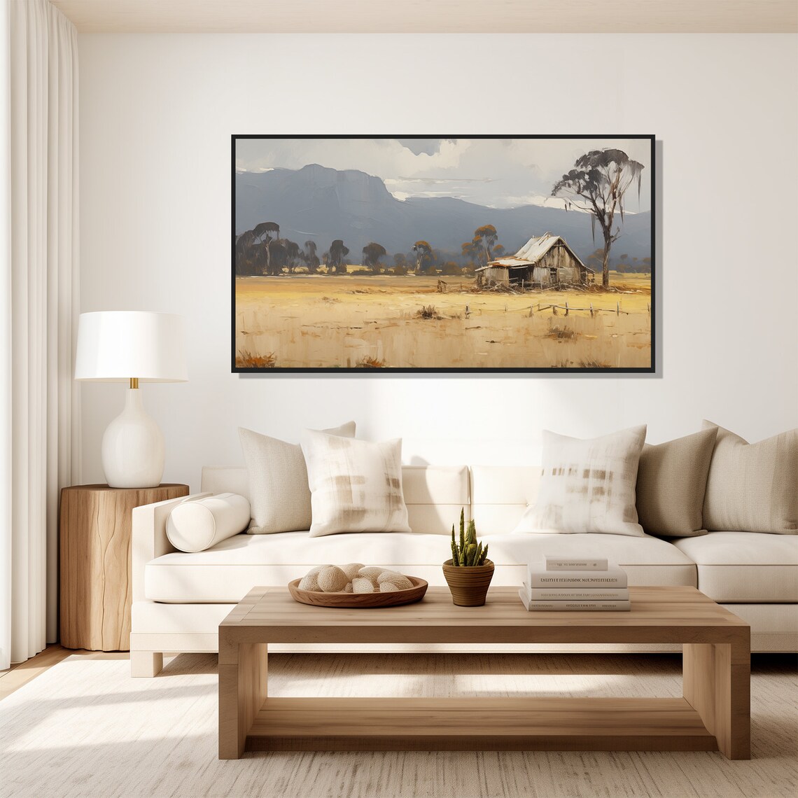 Vintage Abandoned Barn Art Print, Rustic Farm Scene - Image 5
