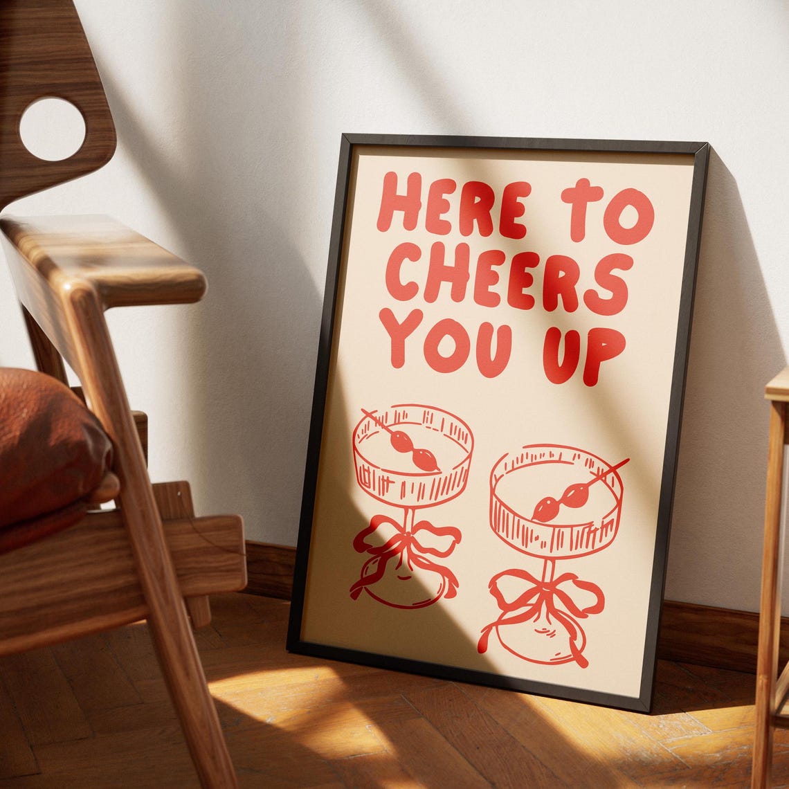 Here Cheers - Minimalist Travel Poster - Image 2