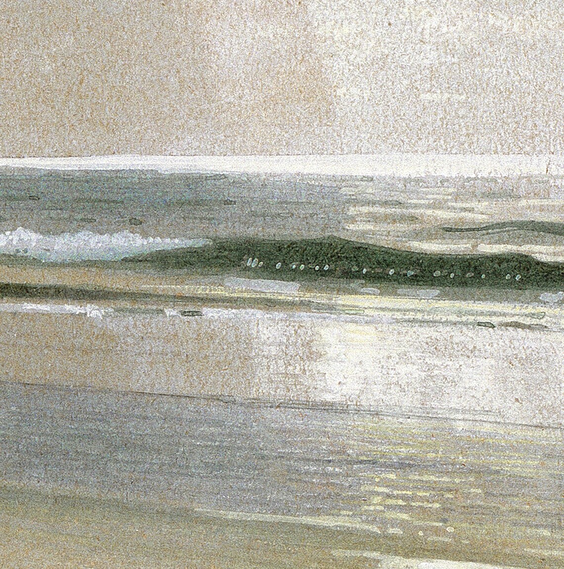 Muted Seascape Painting, Coastal Wall Art Print - Image 3