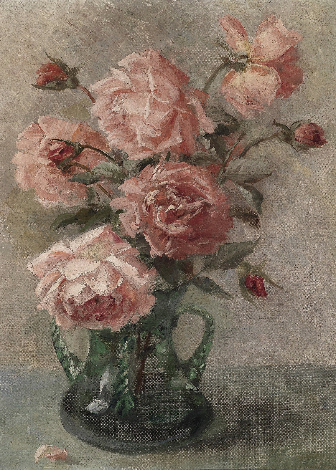 Vintage Floral Painting, Victorian Flower Art Print - Image 4