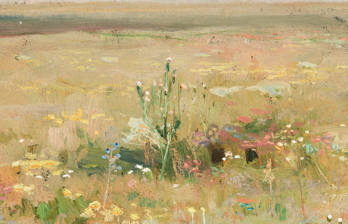 Spring Landscape - Vintage Farmhouse Art - Image 2