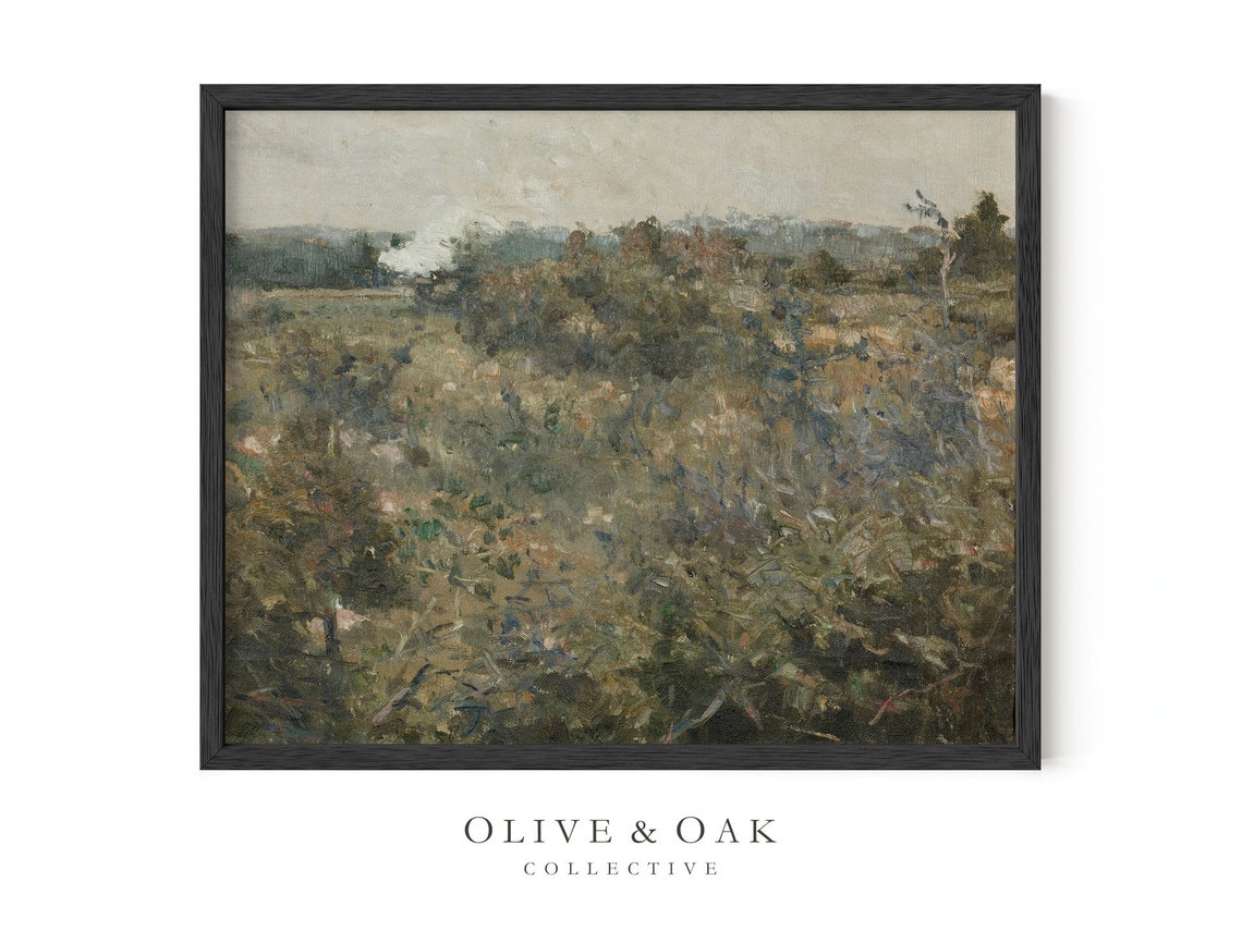 Green Landscape Painting Oil Painting Print Fine Art Print Cottagecore Decor Painting Landscape Painting 156 M - Image 2