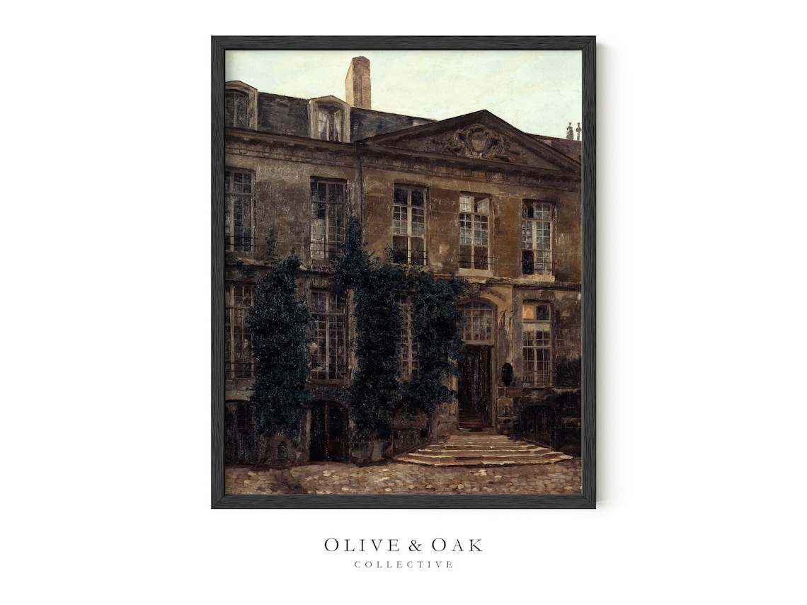 French Architecture Painting, Parisian Wall Art - Image 3