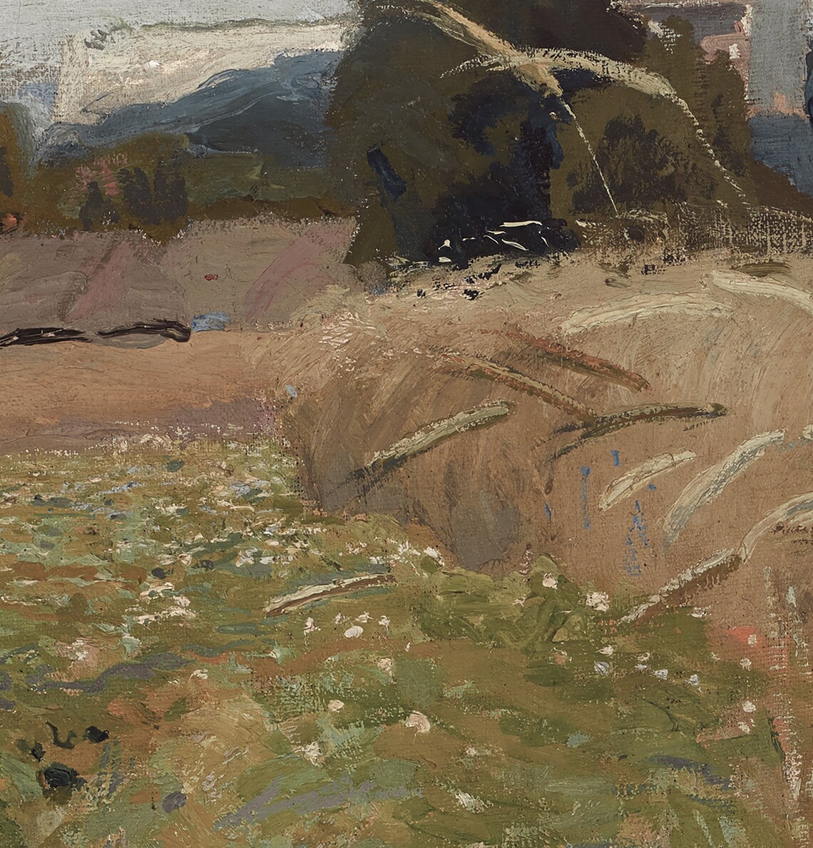 Summer Wheat Field Painting, Vintage Art Poster - Image 3
