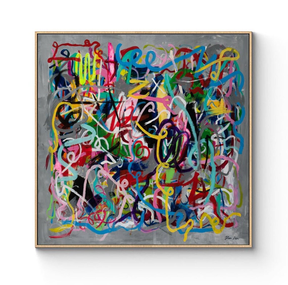 Abstract Art Directions by Ron Deri, Modern Art Print