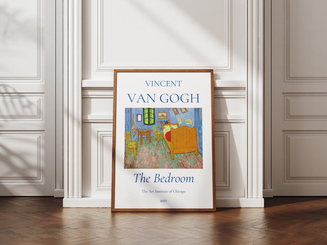 Van Gogh Art Print The Bedroom Van Gogh Exhibition Poster Van Gogh Paintings Modern Home Decor Famous Artist Posters - Image 7
