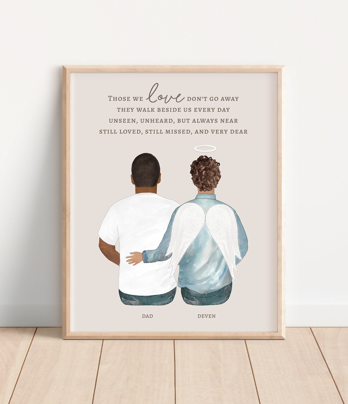 Personalized Memorial Gift For Loss Of Child Parent Grief Gift Loss Of Son Dad Sympathy Gift In Loving Memory Of Son Father Angel Son