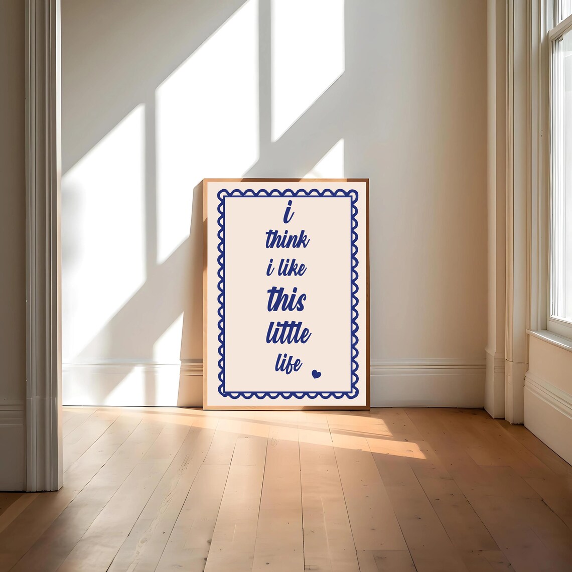 I Think I Like This Little Life, Affirmation Poster - Image 4