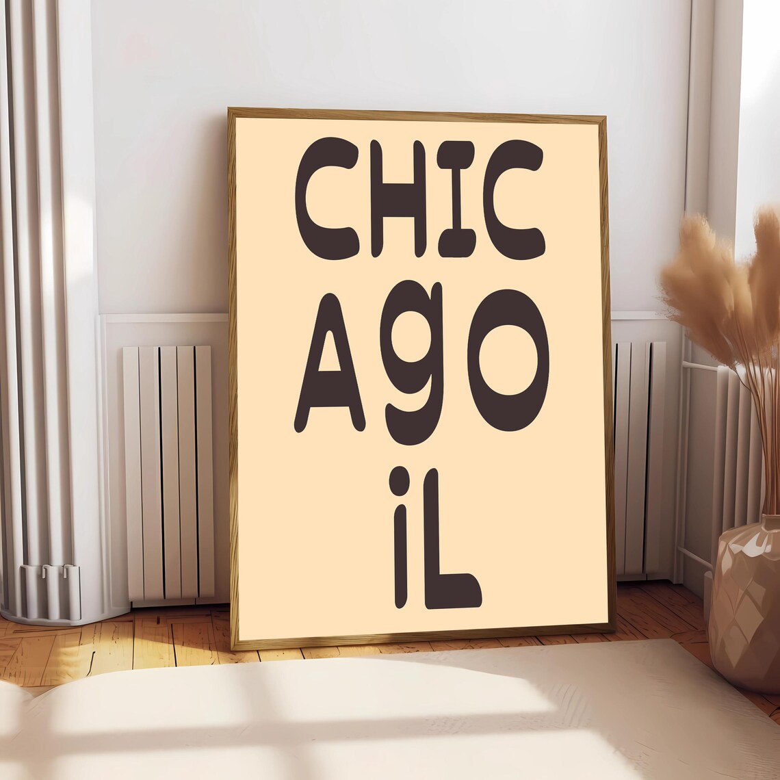 Chicago Vintage Athletic Typography Poster - Image 2