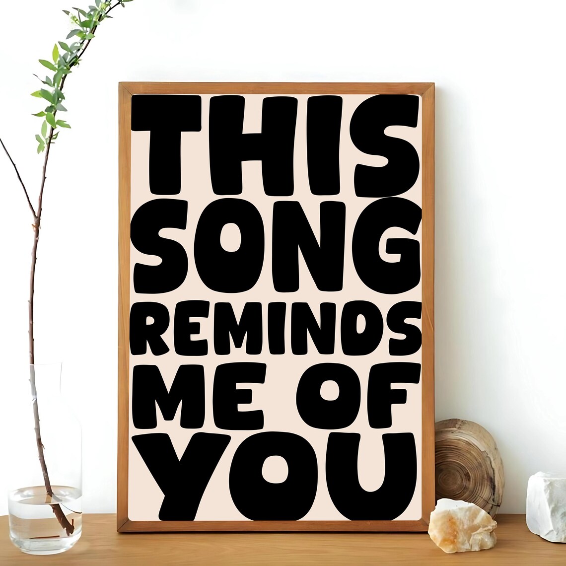 This Song Reminds Me Of You, Preppy Apartment Art - Image 3