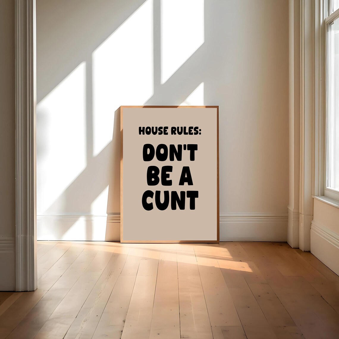 CNT Funny Typography Poster, Snarky Saying - Image 4