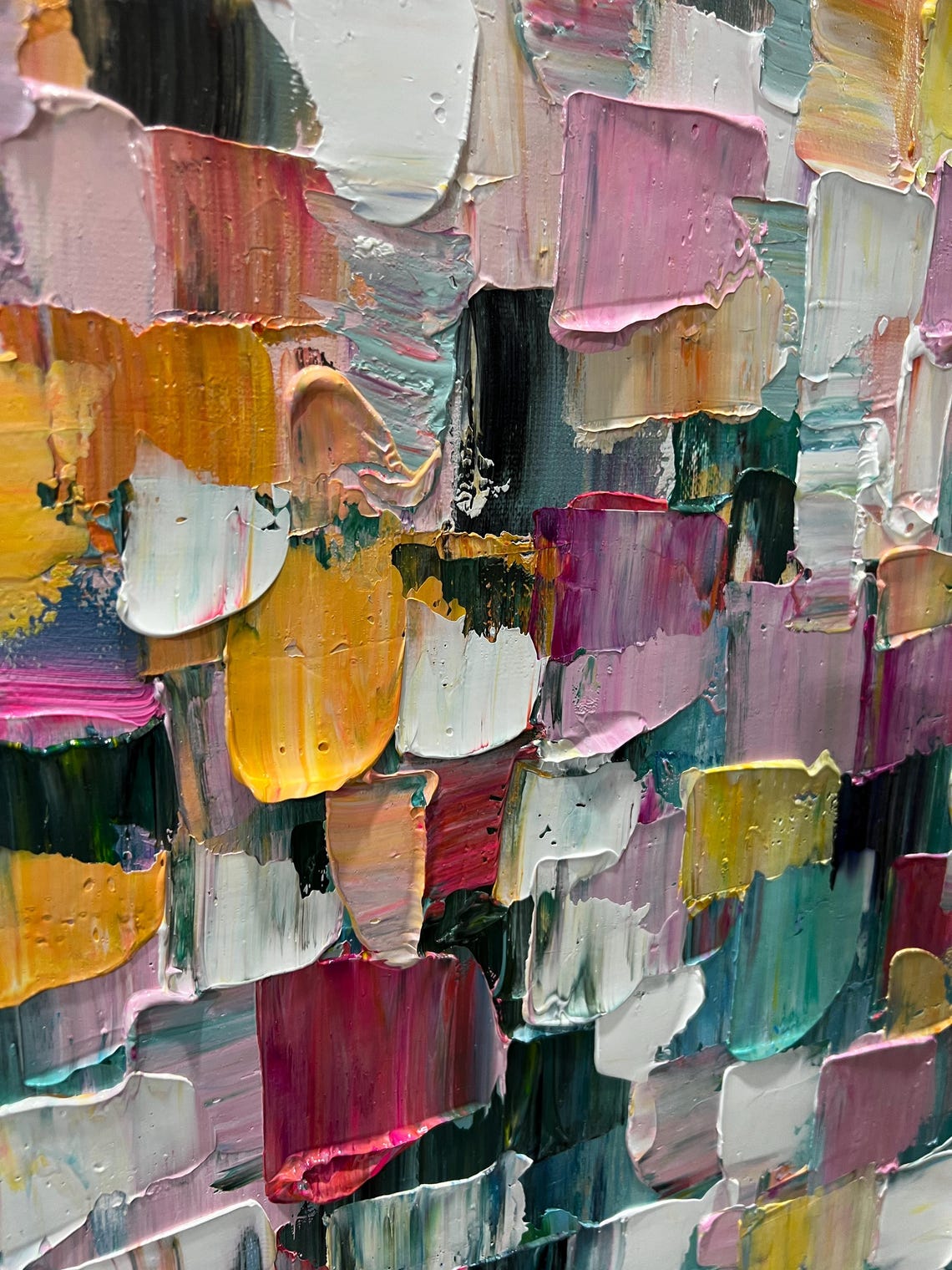 Soft Pastel Confetti Blocks in Playful Modern Abstract Poster - Image 4