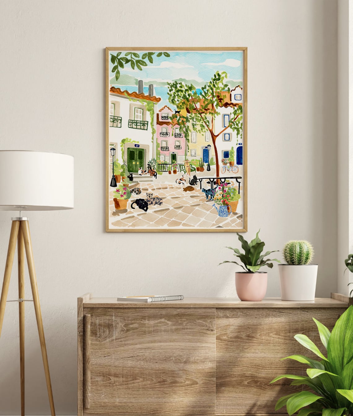 Lisbon Portugal Travel Poster, Sabina Fenn - Image 2