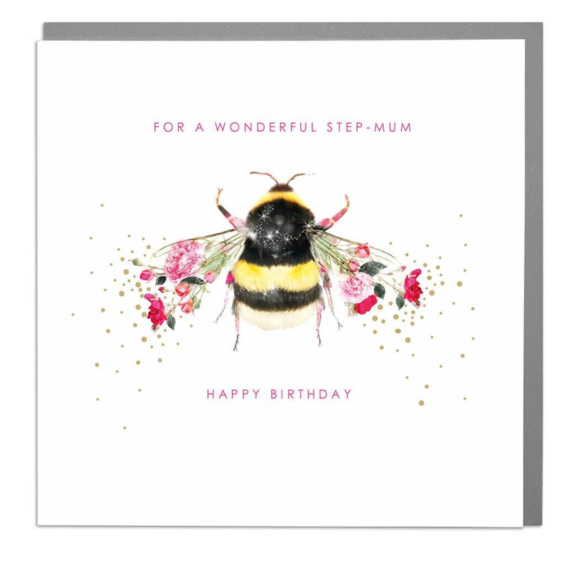 Bee Step Mum Birthday Card