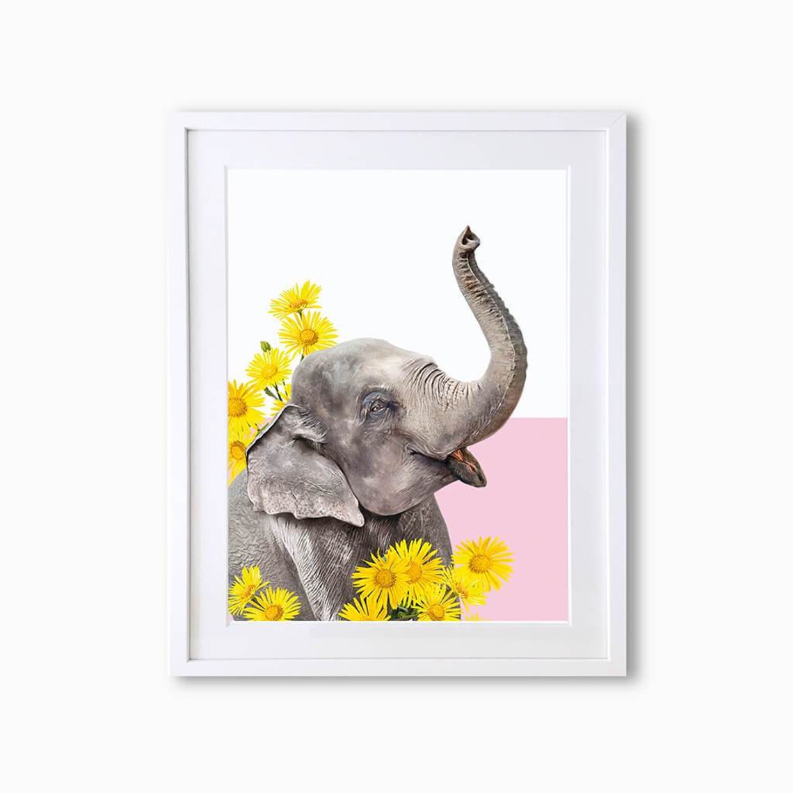 Elephant Art Print by Lola Design