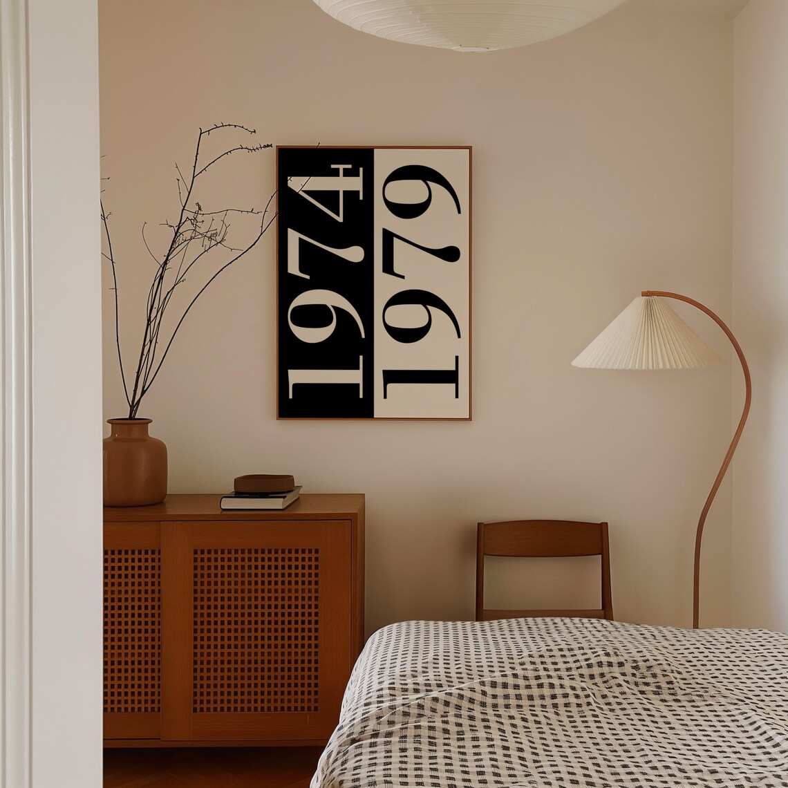 Custom Year Personalized Family Art, Minimalist Typography - Image 3