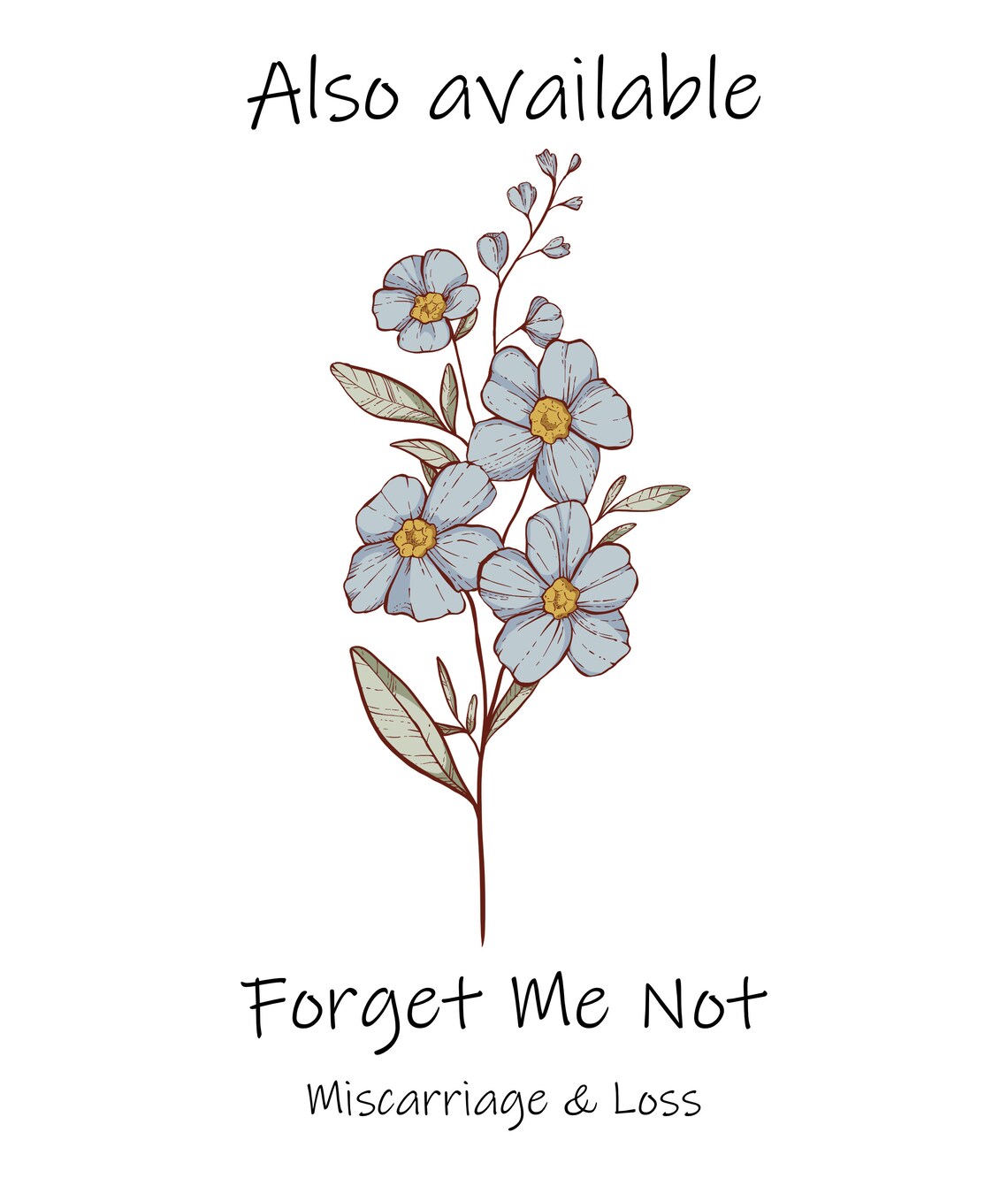 Grandma Birth Flower Bouquet Personalized Garden Art Print - Image 2