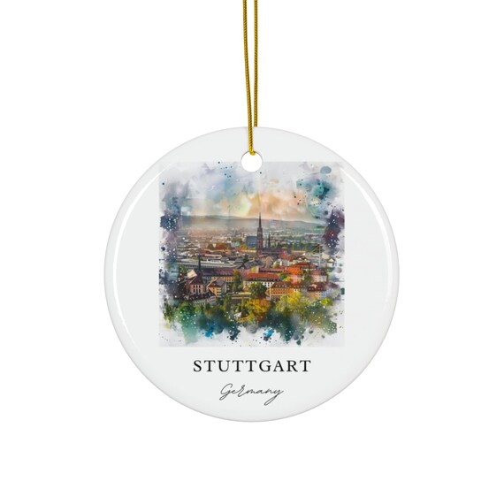 Stuttgart Germany Ornament, Christmas Souvenir Gift