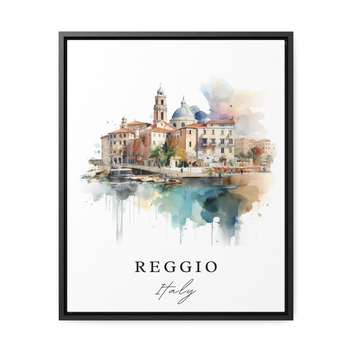 Reggio Italy Custom Text Travel Poster - Image 2