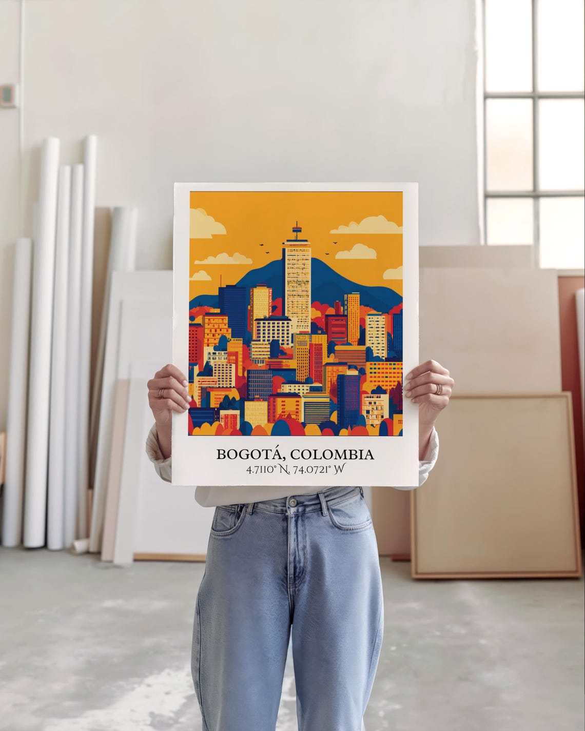 Bogot Art Retro Travel Colombia Home Decor Gift Prints Housewarming - Image 4